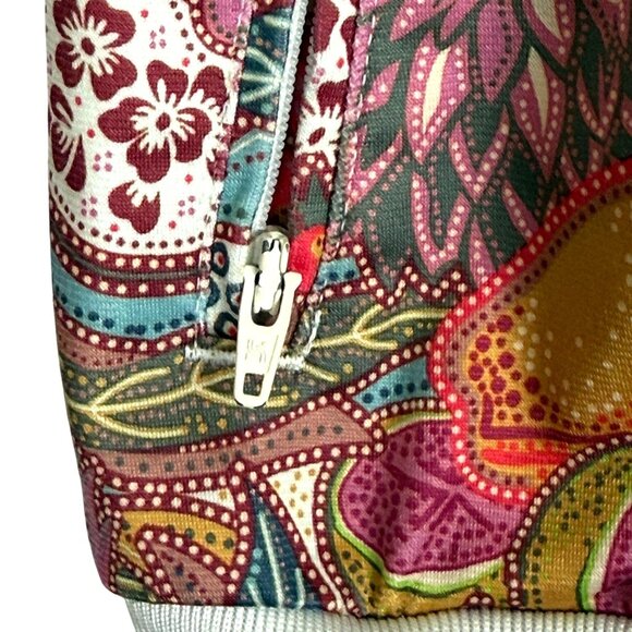 Adidas Fugiprabali Track Jacket XS Tropical Floral Toucan Print Zip Trefoil - Picture 8 of 10